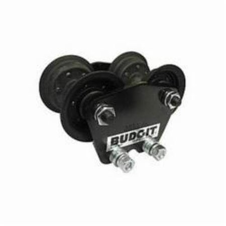 CM Budgit Hoists Manual Trolley, Geared, 2000lb, Fits Beam Flange Width, 3 To 5 In, Fits Beam 905411